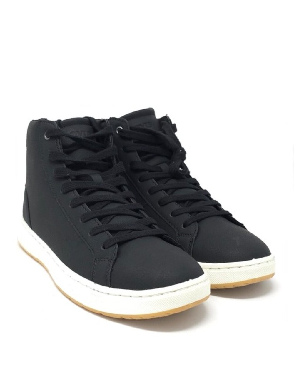 Levis Boots Caleb Sneaker Black Lacxe Up Comfort Flat 9M - Picture 2 of 9